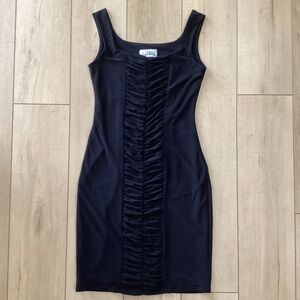 Joseph Ribkoff Bodycon Sheath Black Dress Size 6